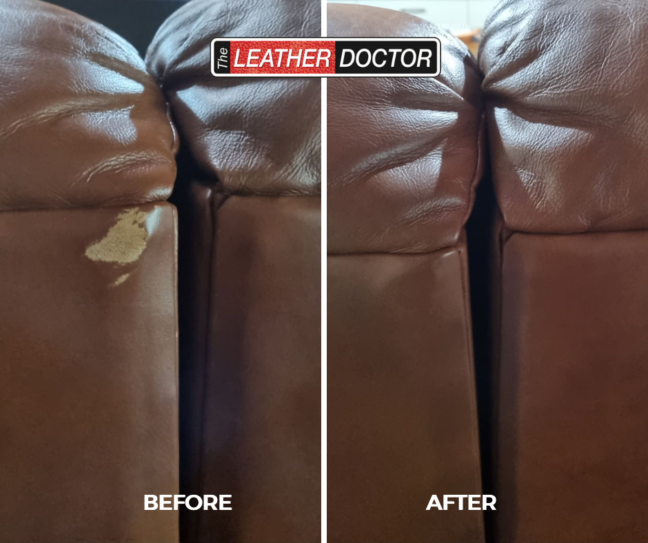 Chocolate Leather Scuff Repair