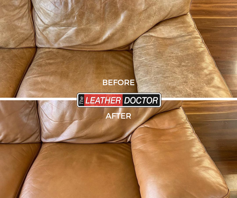 LD St George and Easter Suburbs Leather Couch 3