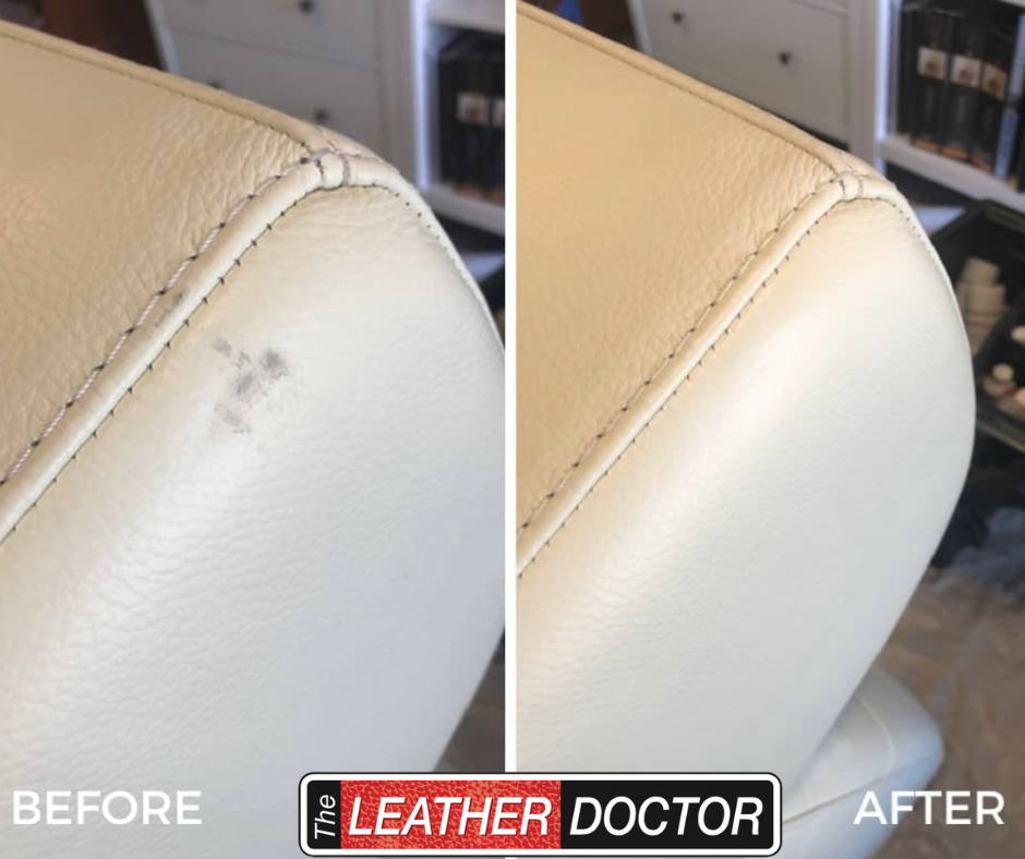 Leather Chair Black Scuff Clean