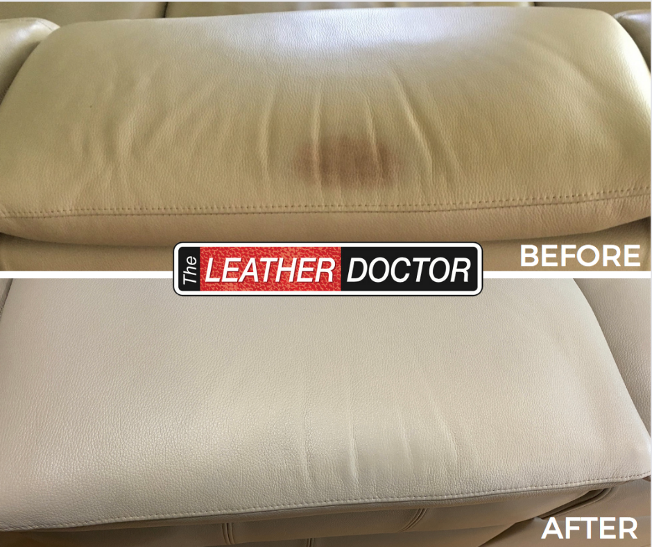 Leather Rounded Top Cushion Cleaning